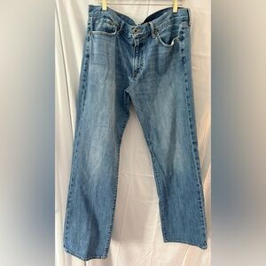Lucky Brand Men's Medium Blue Straight Jeans